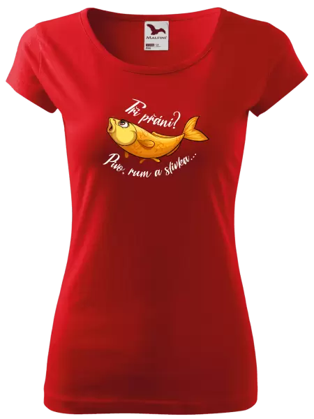 Dámské tričko Tři přání