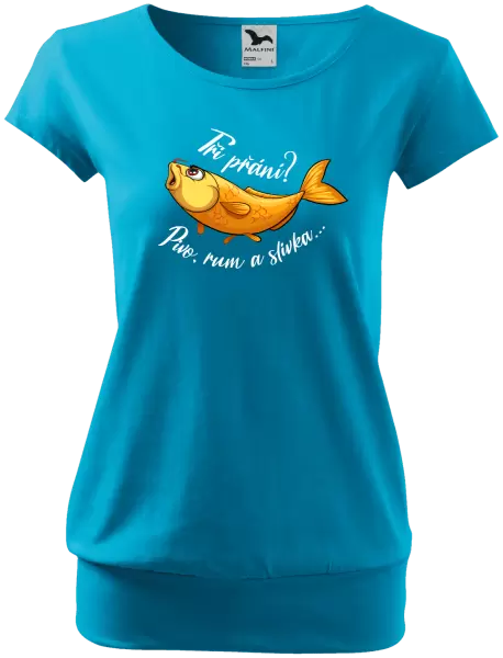 Dámské tričko Tři přání