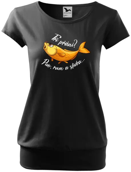 Dámské tričko Tři přání