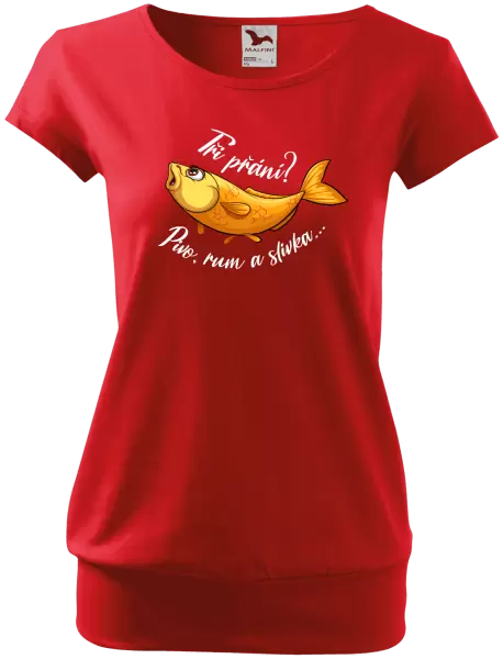 Dámské tričko Tři přání