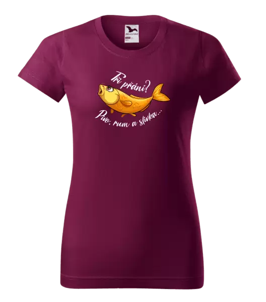 Dámské tričko Tři přání