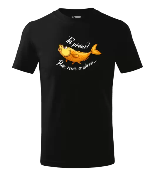 Dětské tričko Tři přání