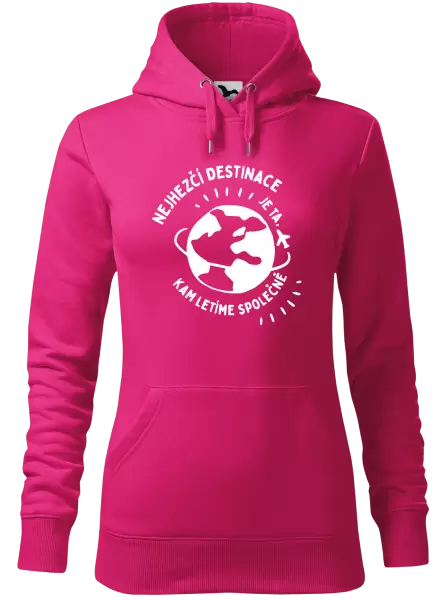 Dámská mikina Nejhezčí destinace