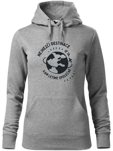 Dámská mikina Nejhezčí destinace