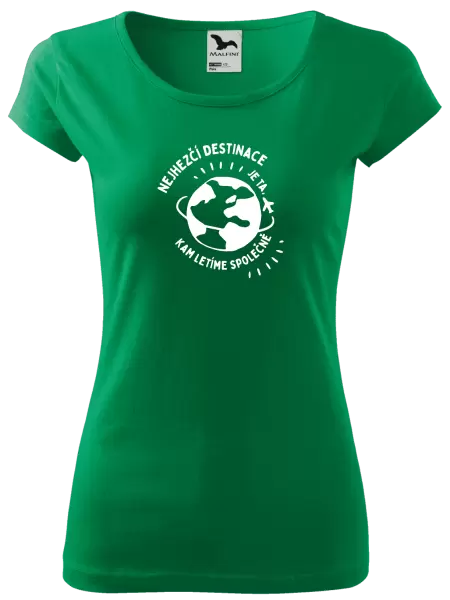 Dámské tričko Nejhezčí destinace