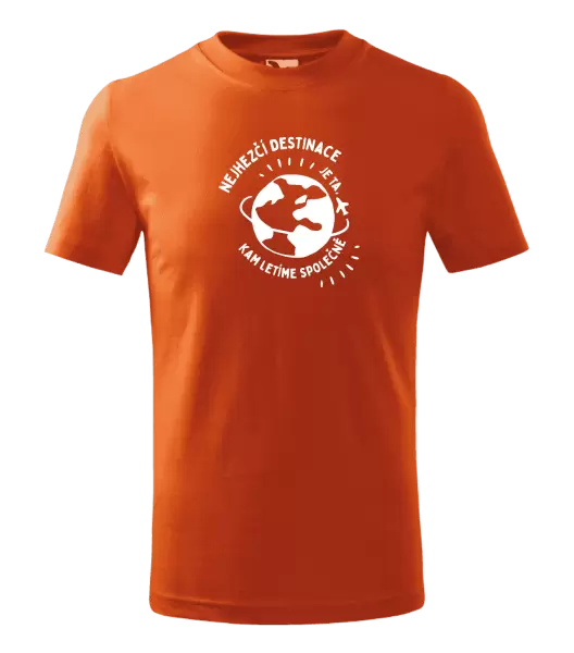 Dětské tričko Nejhezčí destinace