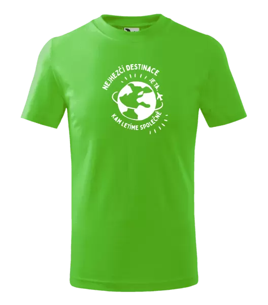 Dětské tričko Nejhezčí destinace