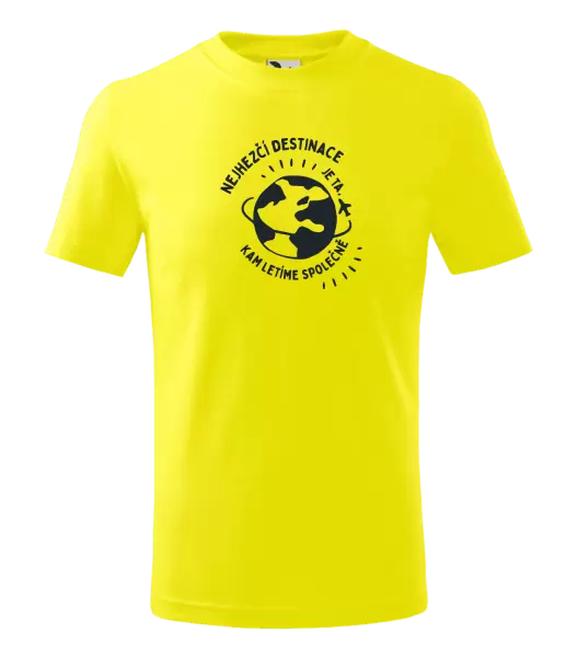 Dětské tričko Nejhezčí destinace