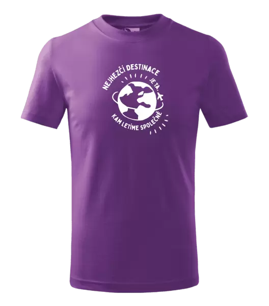 Dětské tričko Nejhezčí destinace