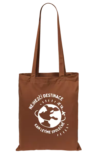 Látková taška Nejhezčí destinace