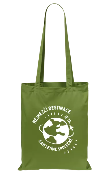 Látková taška Nejhezčí destinace