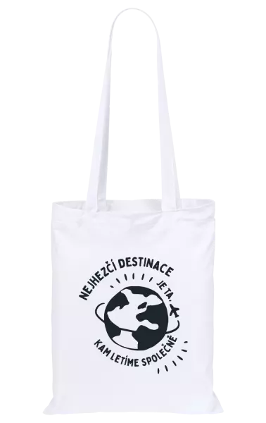 Látková taška Nejhezčí destinace