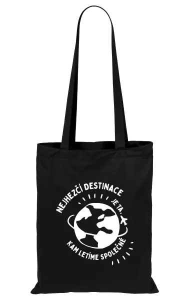 Látková taška Nejhezčí destinace