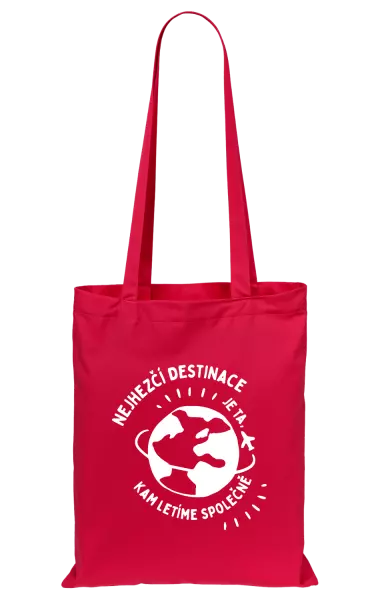 Látková taška Nejhezčí destinace