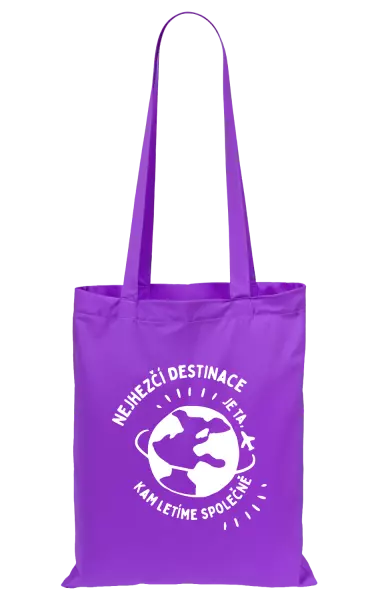 Látková taška Nejhezčí destinace