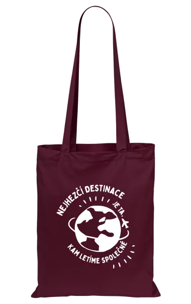 Látková taška Nejhezčí destinace