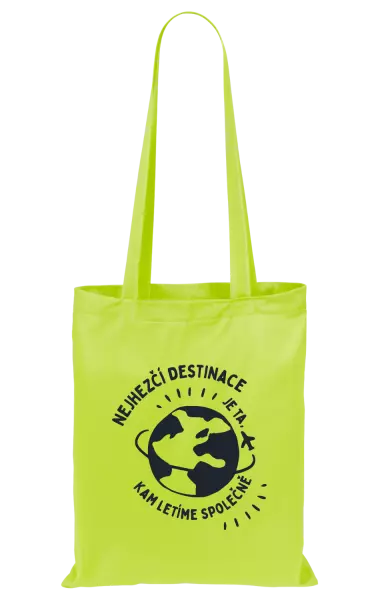 Látková taška Nejhezčí destinace