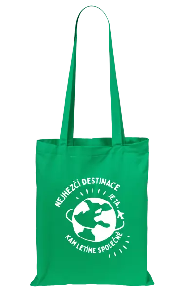 Látková taška Nejhezčí destinace