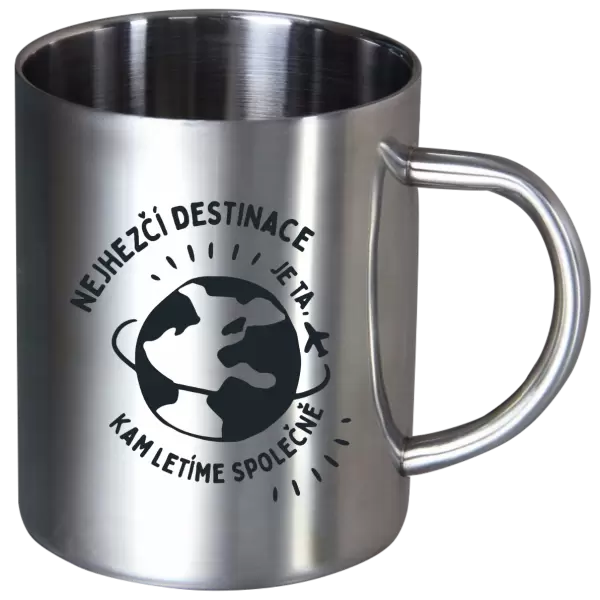 Nerezový hrnek Nejhezčí destinace