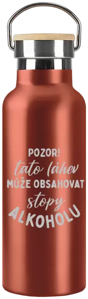 Termolahev Tato láhev může obsahovat stopy alkoholu