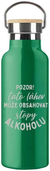 Termolahev Tato láhev může obsahovat stopy alkoholu