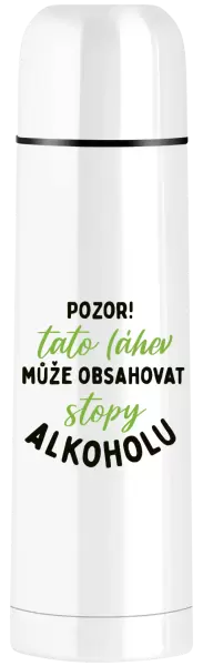 Termoska Tato láhev může obsahovat stopy alkoholu