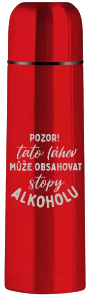 Termoska Tato láhev může obsahovat stopy alkoholu