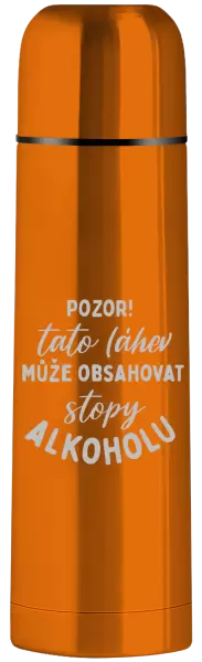Termoska Tato láhev může obsahovat stopy alkoholu