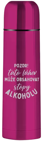 Termoska Tato láhev může obsahovat stopy alkoholu