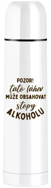 Termoska Tato láhev může obsahovat stopy alkoholu