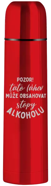 Termoska Tato láhev může obsahovat stopy alkoholu
