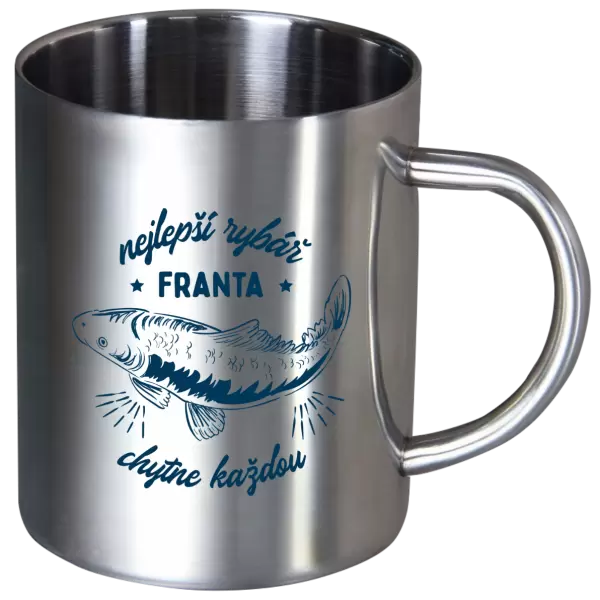 Nerezový hrnek Nejlepší rybář