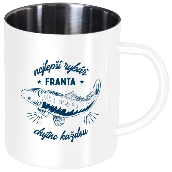 Nerezový hrnek Nejlepší rybář