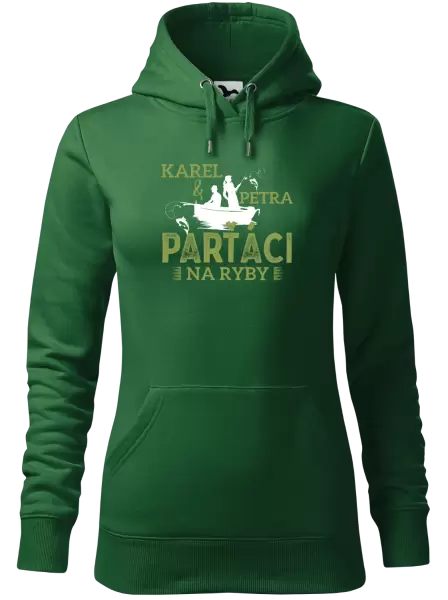 Dámská mikina Parťáci na ryby