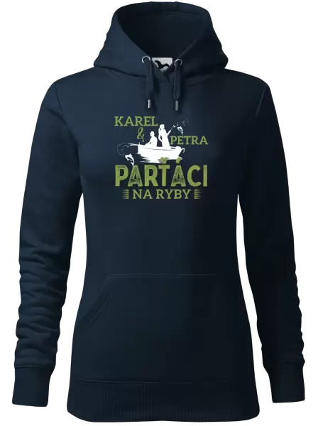 Dámská mikina Parťáci na ryby