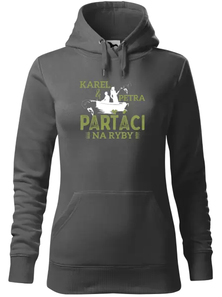 Dámská mikina Parťáci na ryby