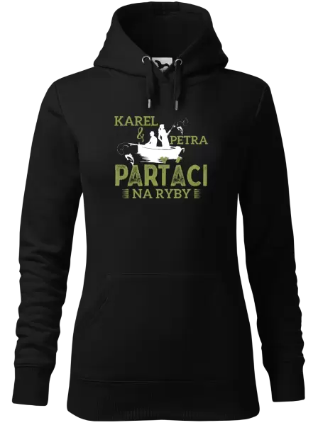Dámská mikina Parťáci na ryby