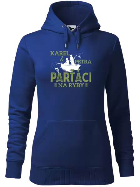 Dámská mikina Parťáci na ryby