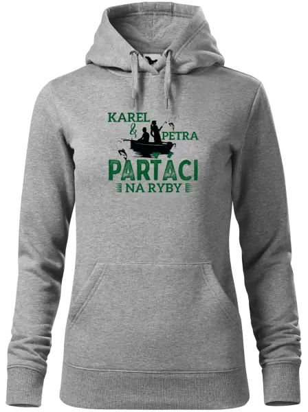 Dámská mikina Parťáci na ryby