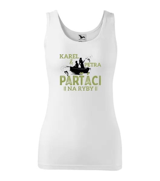 Dámské tílko Parťáci na ryby