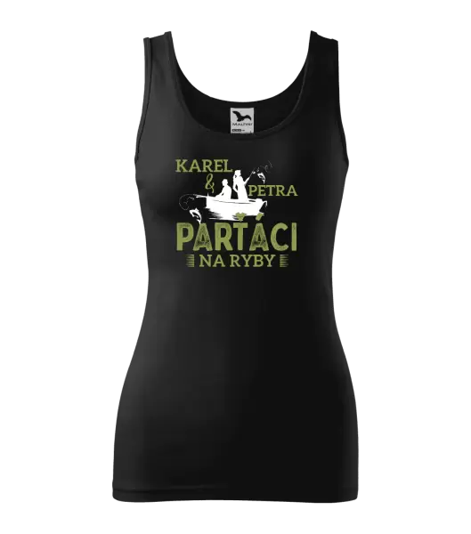 Dámské tílko Parťáci na ryby