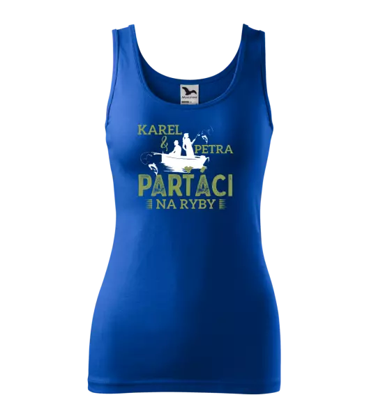 Dámské tílko Parťáci na ryby