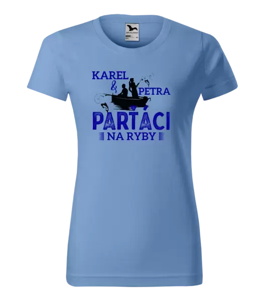 Dámské tričko Parťáci na ryby