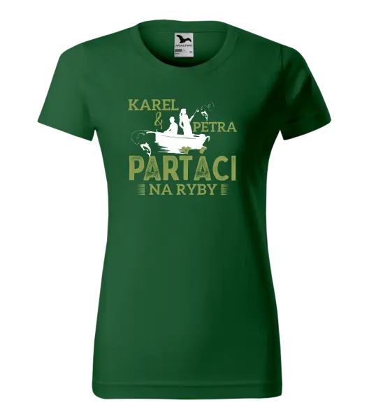 Dámské tričko Parťáci na ryby