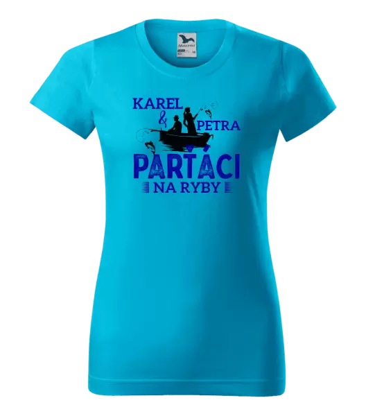 Dámské tričko Parťáci na ryby