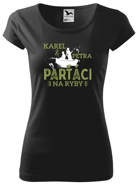 Dámské tričko Parťáci na ryby