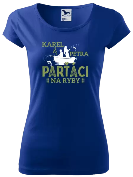 Dámské tričko Parťáci na ryby