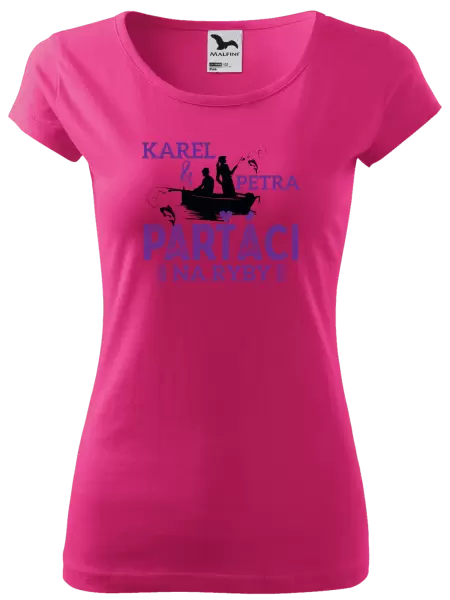 Dámské tričko Parťáci na ryby