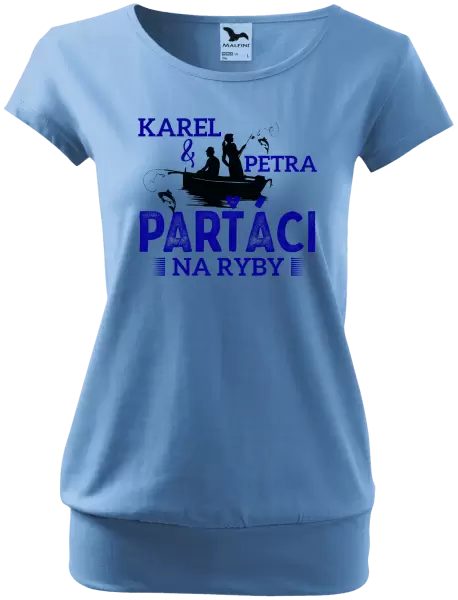 Dámské tričko Parťáci na ryby