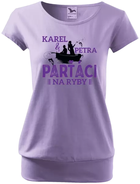 Dámské tričko Parťáci na ryby